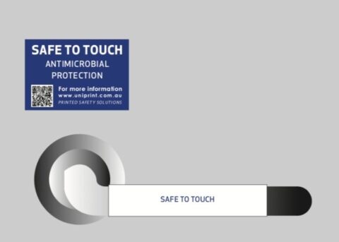 Antimicrobial Adhesive Door Handle Stickers
