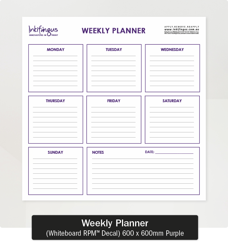 Weekly Planner