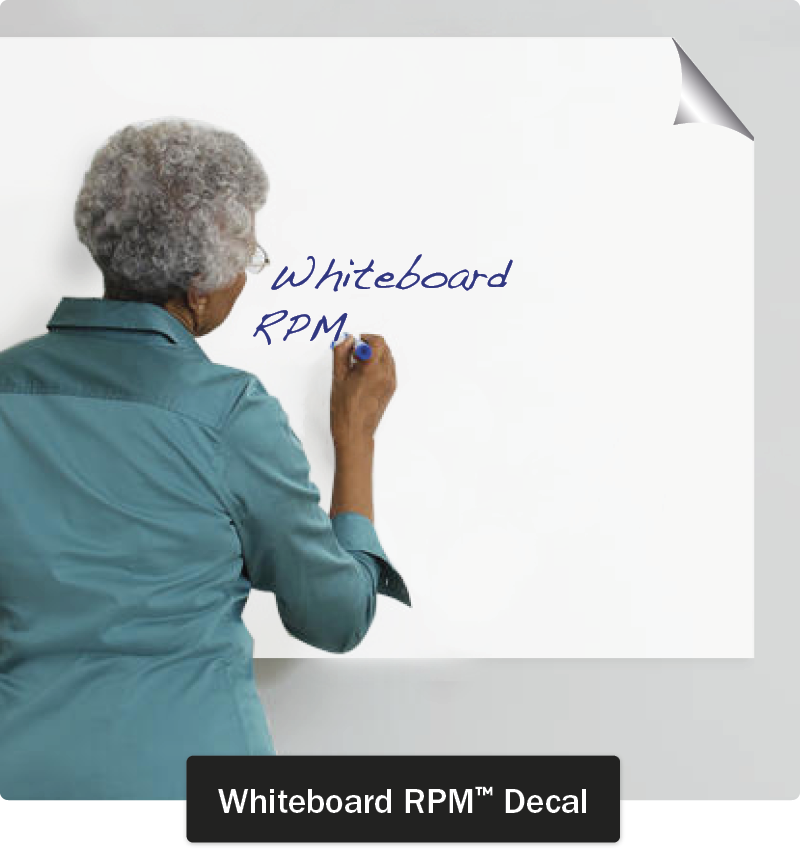 Whiteboard RPM™ Decal