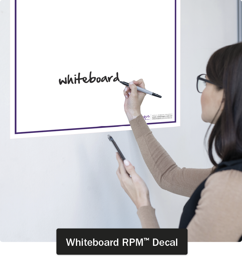 Whiteboard RPM™ Decal