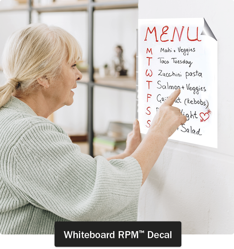 Whiteboard RPM™ Decal