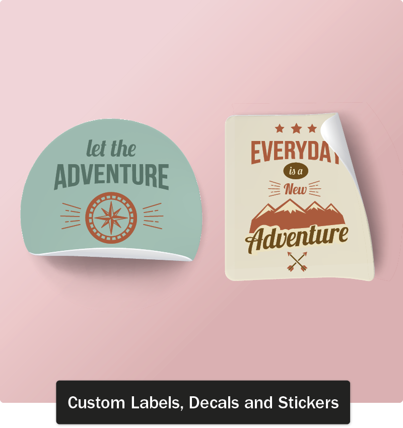 Custom Labels, Decals and Stickers