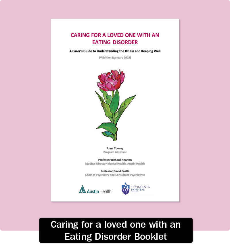 Caring for a loved one with an Eating Disorder Booklet